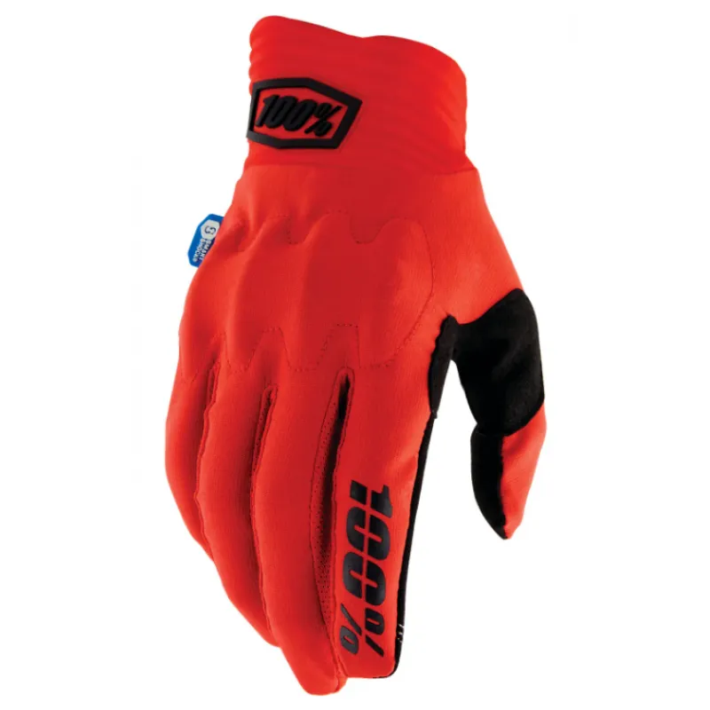 Nu rata Manusi motocross 100% COGNITO D30 FLUO RED - Mărime: M